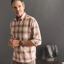 The Craftsman Shirt In Brick Shadow Plaid 11 The Craftsman Shirt In Brick Shadow Plaid -Fashion Clothes instock m q124 craftsman brickshadow plaid 003