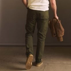 The Democratic Jean In Olive Nihon Menpu Selvage 15 The Democratic Jean In Olive Nihon Menpu Selvage -Fashion Clothes instock m q124 demo jean olive nihonmenpu 004