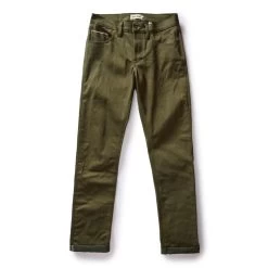 The Democratic Jean In Olive Nihon Menpu Selvage 18 The Democratic Jean In Olive Nihon Menpu Selvage -Fashion Clothes instock m q124 demo jean olive nihonmenpu 007