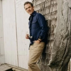 The Division Shirt In Indigo Twill -Fashion Clothes instock m q124 division shirt indigo twill 004