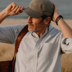 The Jack In Blue Stripe Oxford -Fashion Clothes instock m q124 jack blue stripe oxford 003