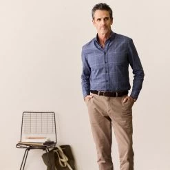 The Jack In Navy Twist Plaid -Fashion Clothes instock m q124 jack navytwist plaid 004