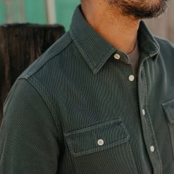 The Ledge Shirt In Deep Sea Twill 11 The Ledge Shirt In Deep Sea Twill -Fashion Clothes instock m q124 ledge deepsea twill 003