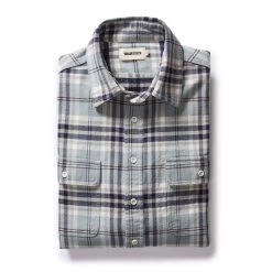 The Ledge Shirt In Faded Blue Plaid