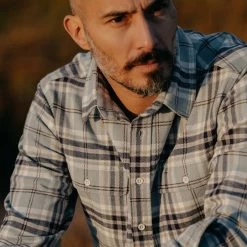 The Ledge Shirt In Faded Blue Plaid 12 The Ledge Shirt In Faded Blue Plaid -Fashion Clothes instock m q124 ledge fadedblue plaid 004