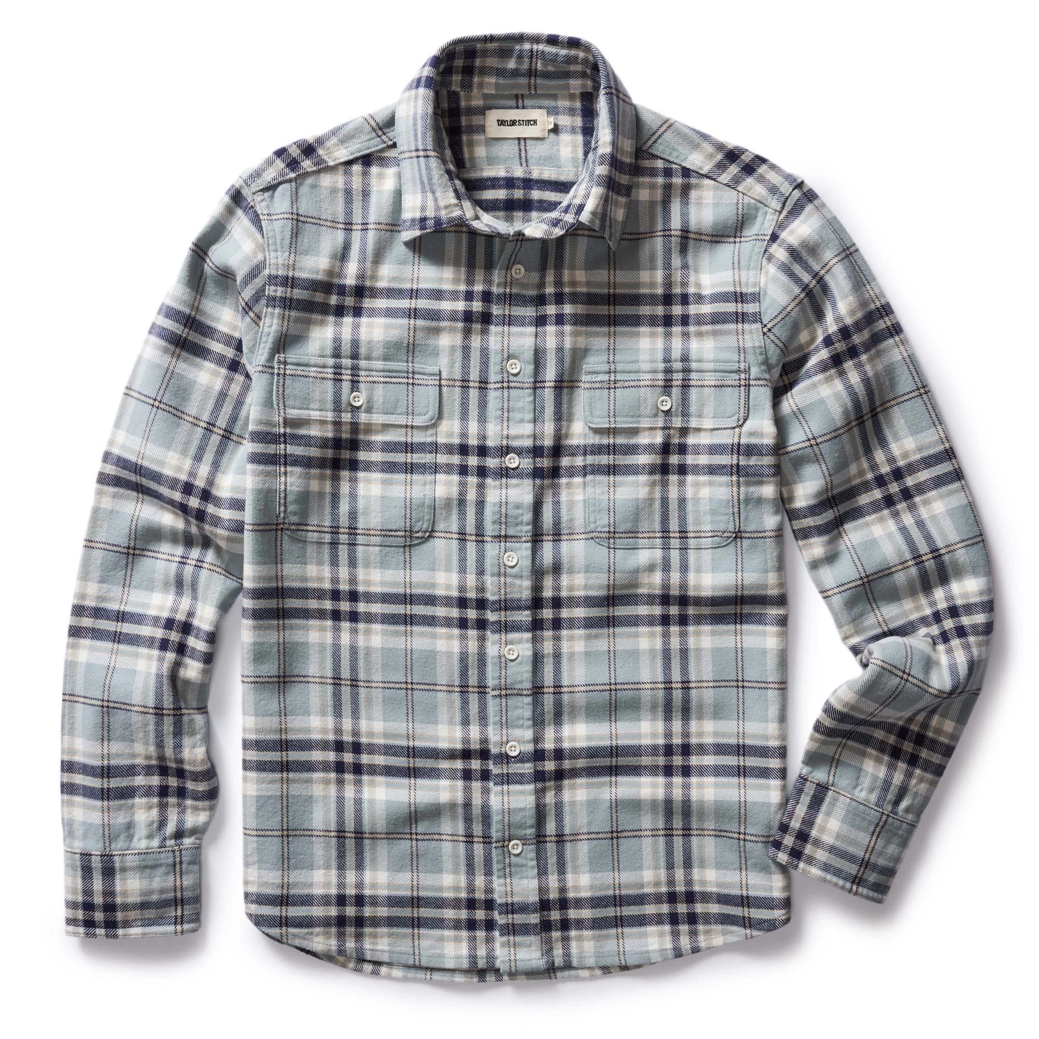 The Ledge Shirt In Faded Blue Plaid 7 The Ledge Shirt In Faded Blue Plaid - Image 5