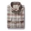 The Ledge Shirt In Redwood Plaid -Fashion Clothes instock m q124 ledge redwood plaid 001