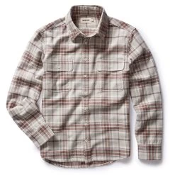 The Ledge Shirt In Redwood Plaid -Fashion Clothes instock m q124 ledge redwood plaid 005