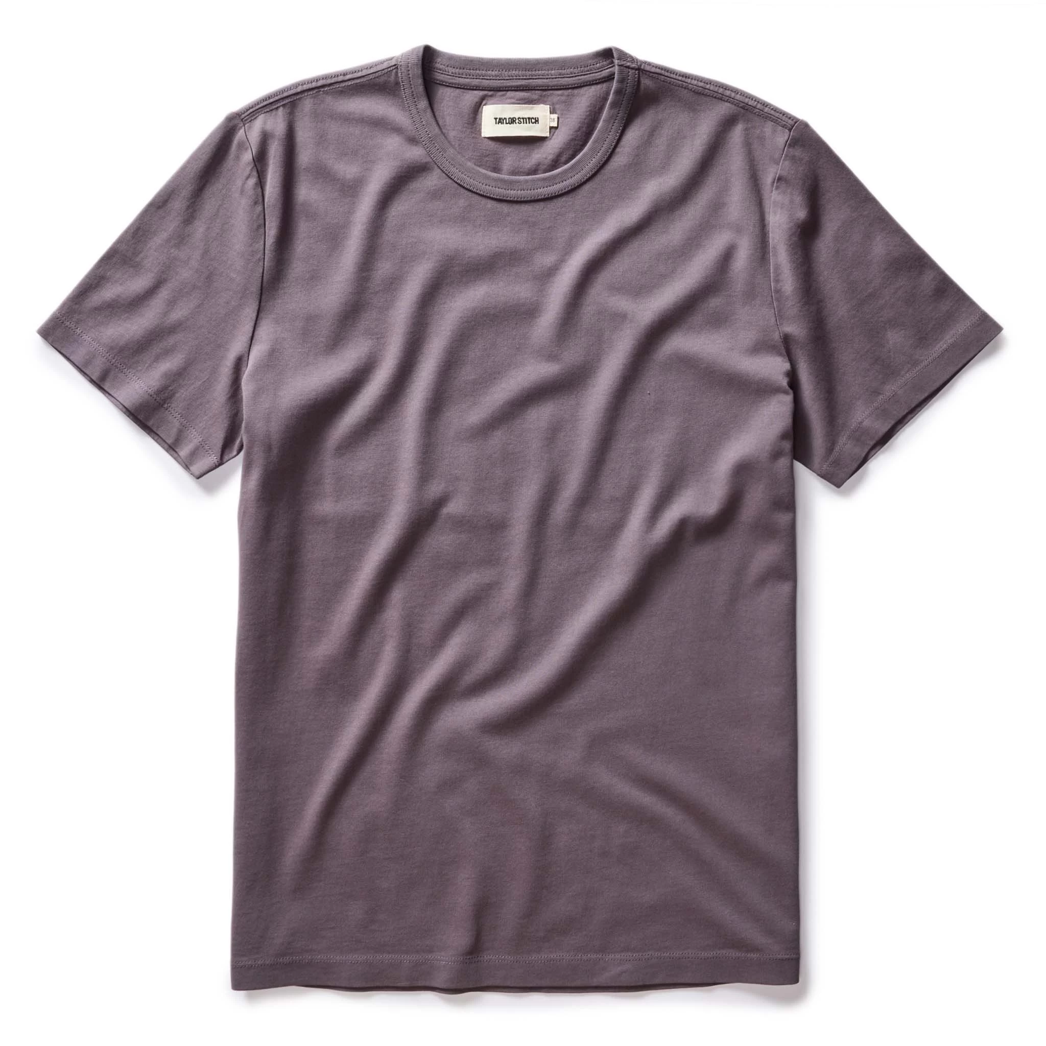 The Organic Cotton Tee In Dried Plum 3 The Organic Cotton Tee In Dried Plum
