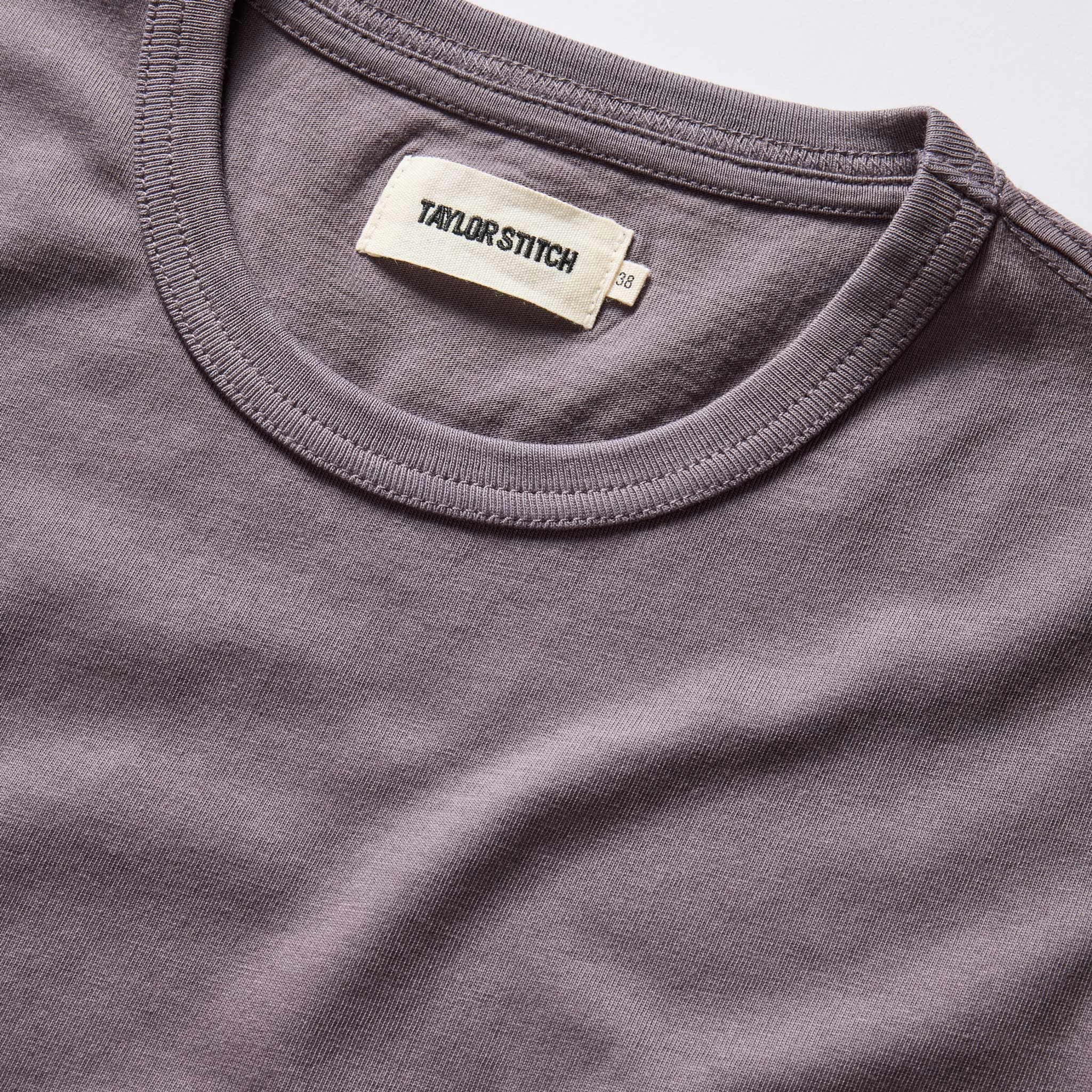 The Organic Cotton Tee In Dried Plum 6 The Organic Cotton Tee In Dried Plum - Image 4
