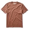 The Organic Cotton Tee In Faded Brick
