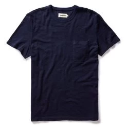 The Organic Cotton Tee In Rinsed Indigo