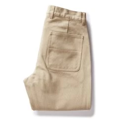 The Camp Pant In Light Khaki Chipped Canvas -Fashion Clothes instock m q124 productname 003 66b7438b 2006 45f9 981b 7b888f1ee69e