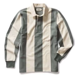 The Rugby Shirt In Deep Sea Stripe