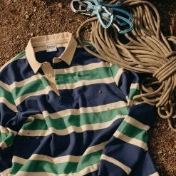 The Rugby Shirt In Navy Stripe -Fashion Clothes instock m q124 rugby shirt navy stripe 005