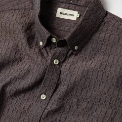 The Short Sleeve Jack In Cocoa Dobby 12 The Short Sleeve Jack In Cocoa Dobby -Fashion Clothes instock m q221 productname 005