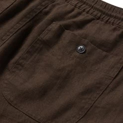 The Apres Short In Espresso Hemp -Fashion Clothes instock m q222 Apres Espresso 007