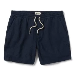The Apres Short In Navy Hemp