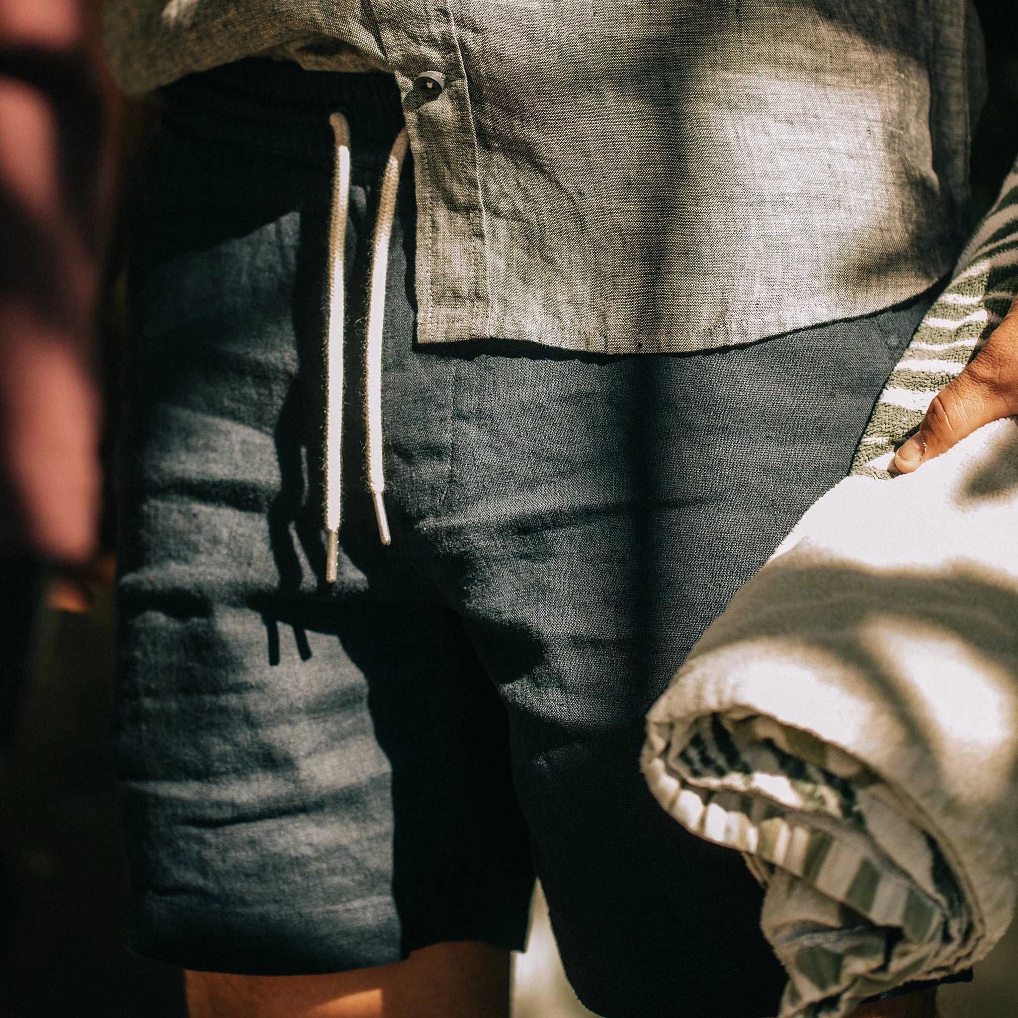 The Apres Short In Navy Hemp 5 The Apres Short In Navy Hemp - Image 3