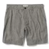 The Easy Short In Charcoal Herringbone