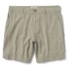 The Easy Short In Olive Herringbone