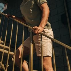 The Foundation Short In Khaki Twill -Fashion Clothes instock m q222 FoundationShort Khaki 004