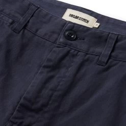 The Foundation Short In Navy Twill -Fashion Clothes instock m q222 FoundationShort NavyTwill 006