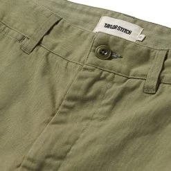 The Foundation Short In Olive Twill -Fashion Clothes instock m q222 FoundationShort OliveTwill 002