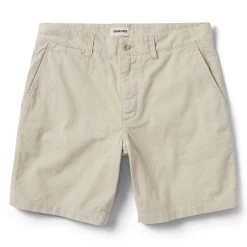 The Foundation Short In Natural Twill