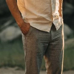 The Easy Pant In Charcoal Herringbone -Fashion Clothes instock m q222 easypant charcoal 003 e5577f4b aa5e 461d 9a67 73ae3cbbb923