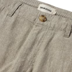 The Easy Pant In Olive Herringbone 17 The Easy Pant In Olive Herringbone -Fashion Clothes instock m q222 easypant olive 006