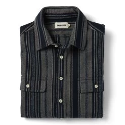 The Ledge Shirt In Ocean Stripe