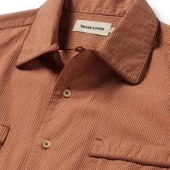 The Tulum In Rust Stripe -Fashion Clothes instock m q222 tulum rust stripe 006