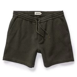 The Apres Short In Army Waffle