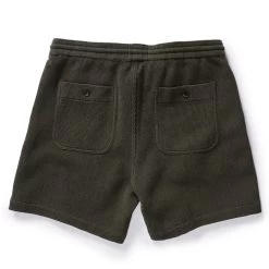 The Apres Short In Army Waffle -Fashion Clothes instock m q223 ApresShort ArmyWaffle 002