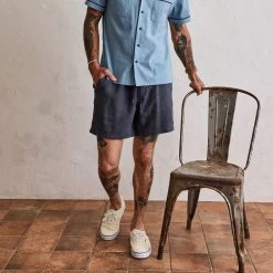 The Apres Short In Marine Hemp -Fashion Clothes instock m q223 ApresShort MarineHemp Lifestyle 001