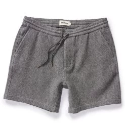 The Apres Short In Charcoal Waffle