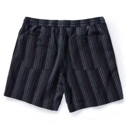 The Apres Short In Indigo Stripe -Fashion Clothes instock m q223 Apres Short Indigo Stripe 001