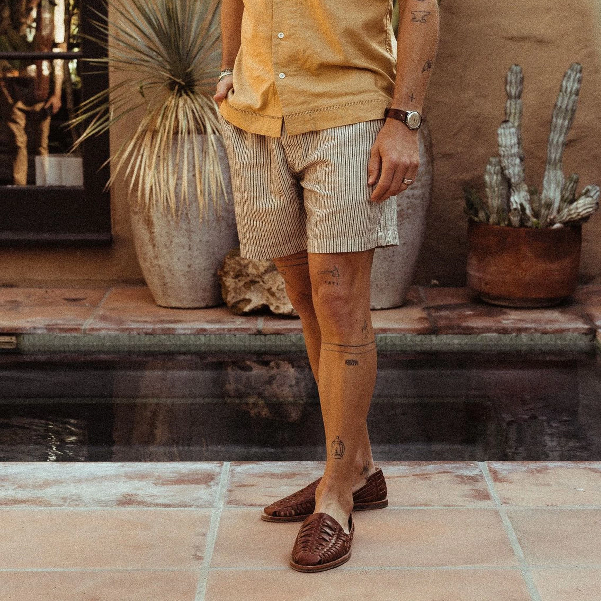 The Apres Short In Morita Stripe 5 The Apres Short In Morita Stripe - Image 3