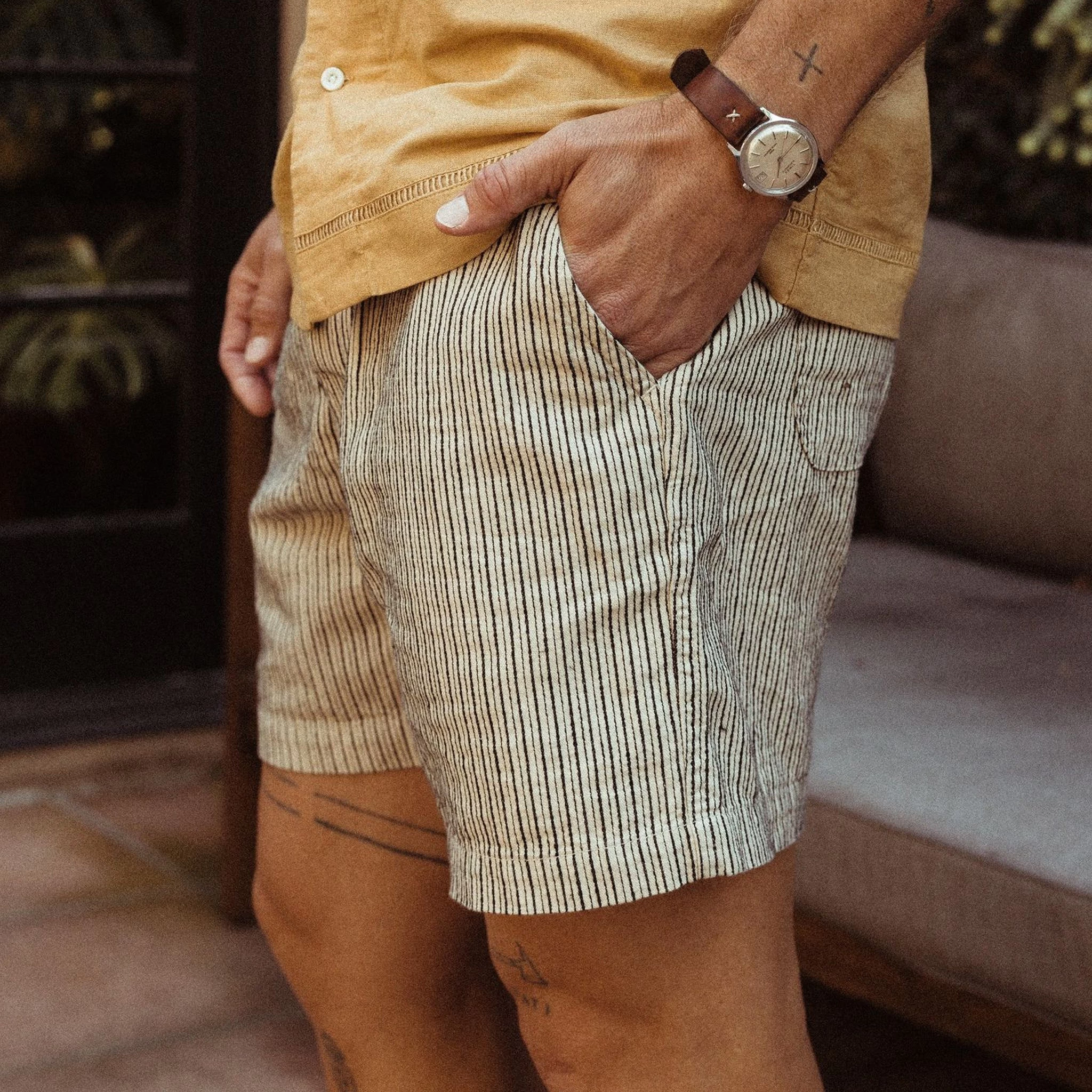 The Apres Short In Morita Stripe 4 The Apres Short In Morita Stripe - Image 2