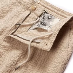 The Easy Pant In Heather Oat Seersucker -Fashion Clothes instock m q223 Easy Pant Heather Oat Seersucker 007