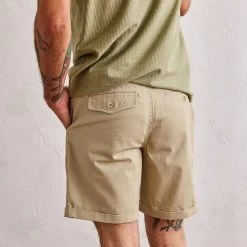 The Matlow Short In Dune Washed Herringbone -Fashion Clothes instock m q223 MatlowShort WashedDune 003 1022ebc0 0a89 403e 9807 588db02dc22d