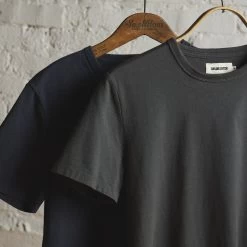 The Organic Cotton Tee In Faded Black -Fashion Clothes instock m q223 OrganicCotton FadedBlack 003