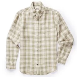 The Jack In Palm Plaid Linen -Fashion Clothes instock m q223 The Jack Palm Plaid Linen 002