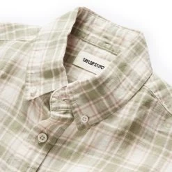 The Jack In Palm Plaid Linen -Fashion Clothes instock m q223 The Jack Palm Plaid Linen 006