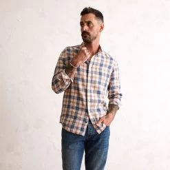 The Jack In Sunrise Plaid Linen 12 The Jack In Sunrise Plaid Linen -Fashion Clothes instock m q223 The Jack Sunrise Plaid Linen 004