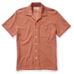 The Latigo Shirt In Copper Herringbone