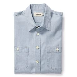 The Utility Shirt In Washed Indigo Boss Duck