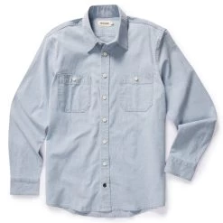 The Utility Shirt In Washed Indigo Boss Duck -Fashion Clothes instock m q223 Utility Shirt Washed Indigo Boss Duck 002