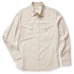 The Western Shirt In Natural -Fashion Clothes instock m q223 WesternShirt Natural 007